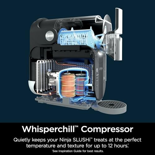 Ninja SLUSHi 72 oz Professional Frozen Drink Maker, 3 Preset Settings Slushie Machine (Renewed)