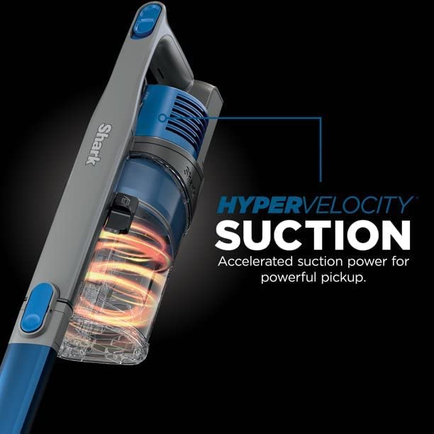 Shark DuoClean Cordless Pet Stick Vacuum Cordless Ultra-Light Vacuum -Blue (Renewed)