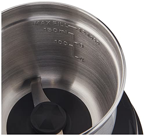 Ninja Foodi Coffee & Spice Grinder, Compatible only with Ninja SS100, SS350, and SS400 series blenders, Compact, Pulverize Through Tough Spices, 12-Tbsp Capacity, Stainless Steel & Black, XSKGRINDER