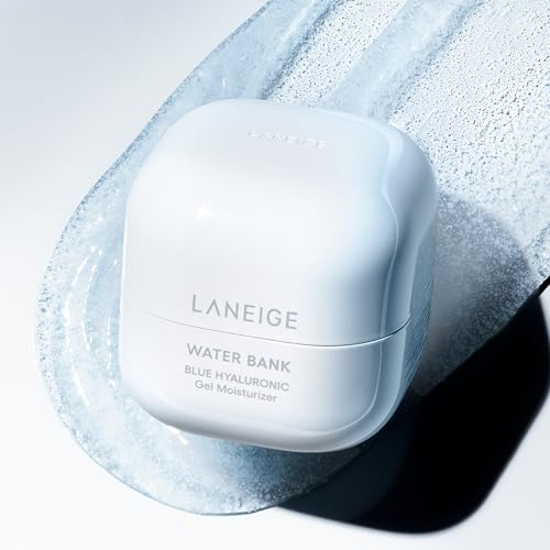 LANEIGE Water Bank Blue Hyaluronic Gel Moisturizer: Lightweight Hydrating Face Gel with Mint Extract, Hypoallergenic & Dermatologist-Tested