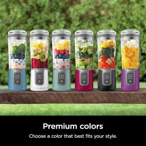 Ninja Blast 16 oz. Personal Portable Blender with Leak Proof Lid and Easy Sip Spout, Perfect for Smoothies, Cordless, USB-C Rechargeable, Dishwasher Safe Parts (Renewed) (White)