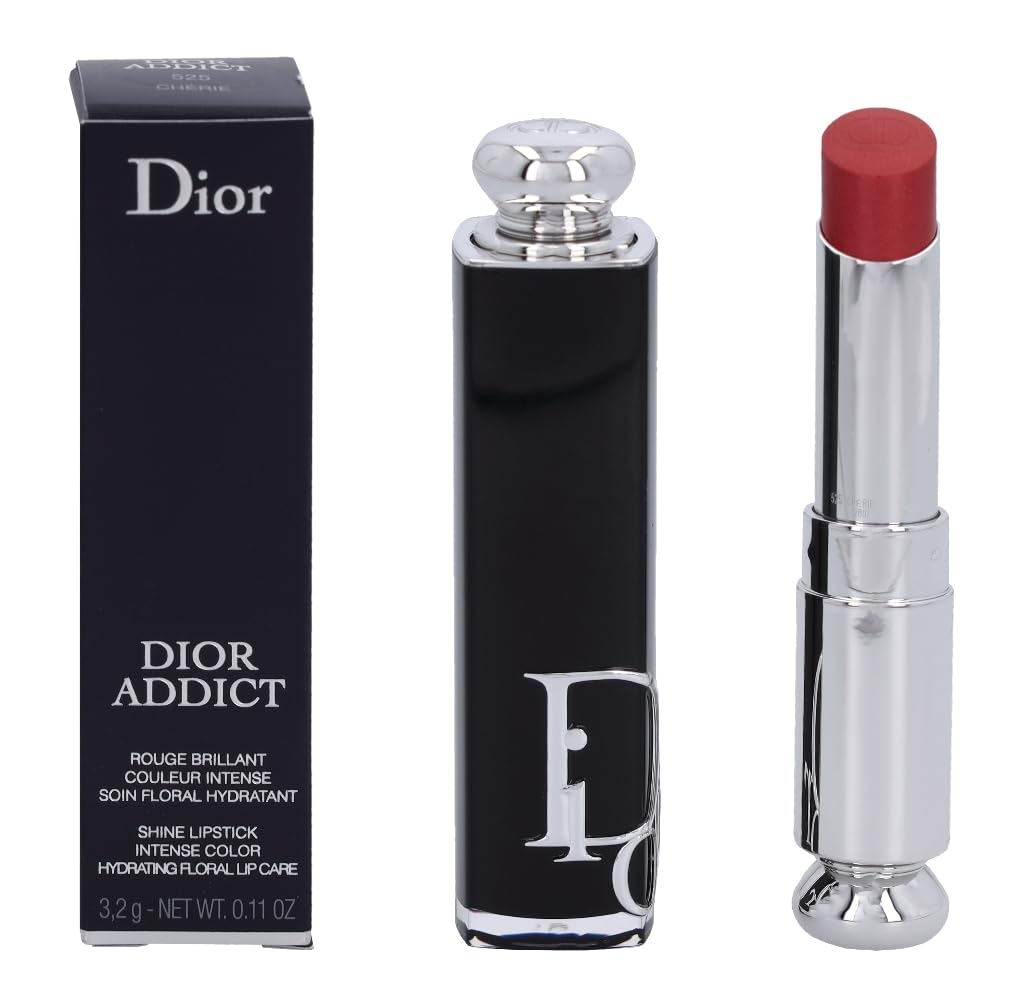 Dior Christian Addict Hydrating Shine Lipstick - 525 Cherie Lipstick (Refillable) Women 0.11 oz