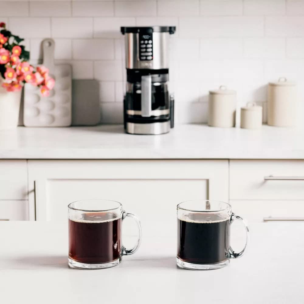 Ninja DCM201 14-Cup XL Coffee Maker PRO, 2 Brew Styles Classic & Rich, 4 Program Small Batch, Delay Brew, Freshness Timer & Keep Warm, No Permanent Filter or Scoop Included (Stainless Steel)