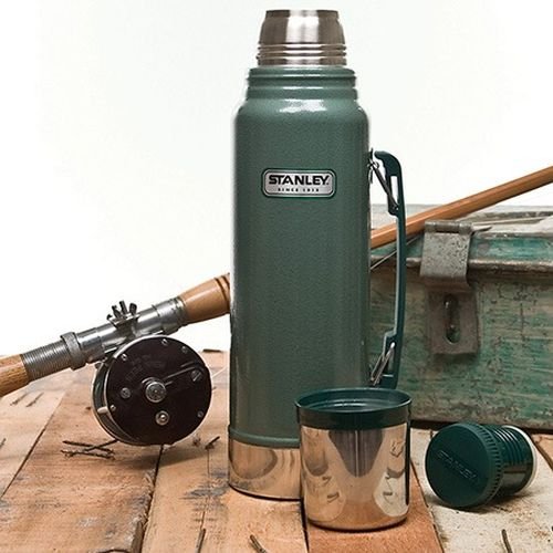 Stanley Classic Hammertone Green Vacuum Bottle 2QT