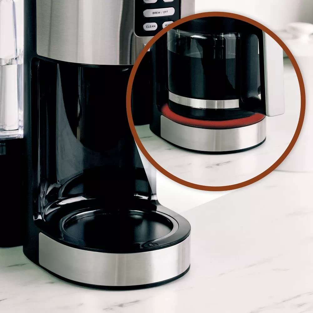 Ninja DCM201 14-Cup XL Coffee Maker PRO, 2 Brew Styles Classic & Rich, 4 Program Small Batch, Delay Brew, Freshness Timer & Keep Warm, No Permanent Filter or Scoop Included (Stainless Steel)