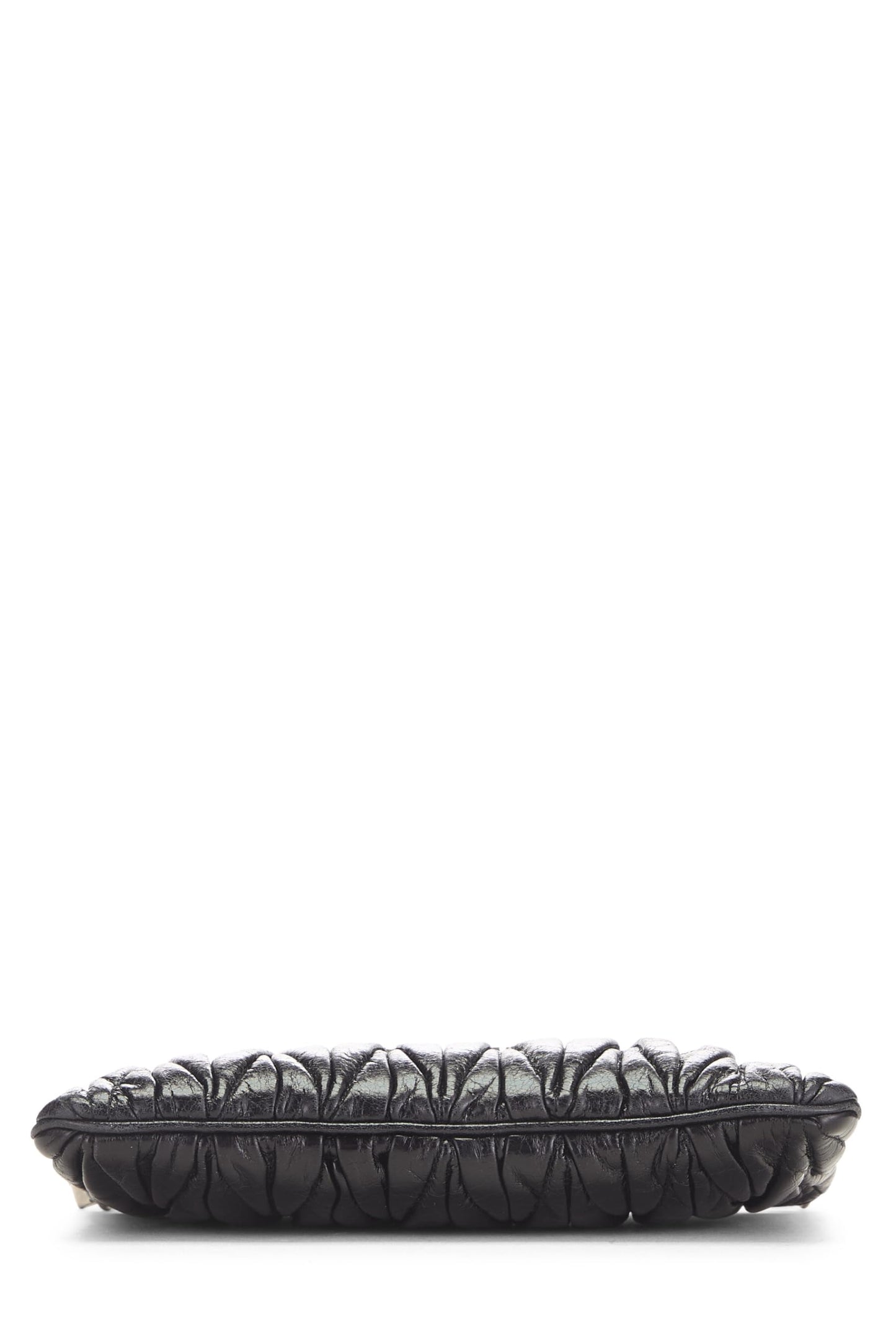 Miu Miu, Pre-Loved Black Nappa Crossbody, Black