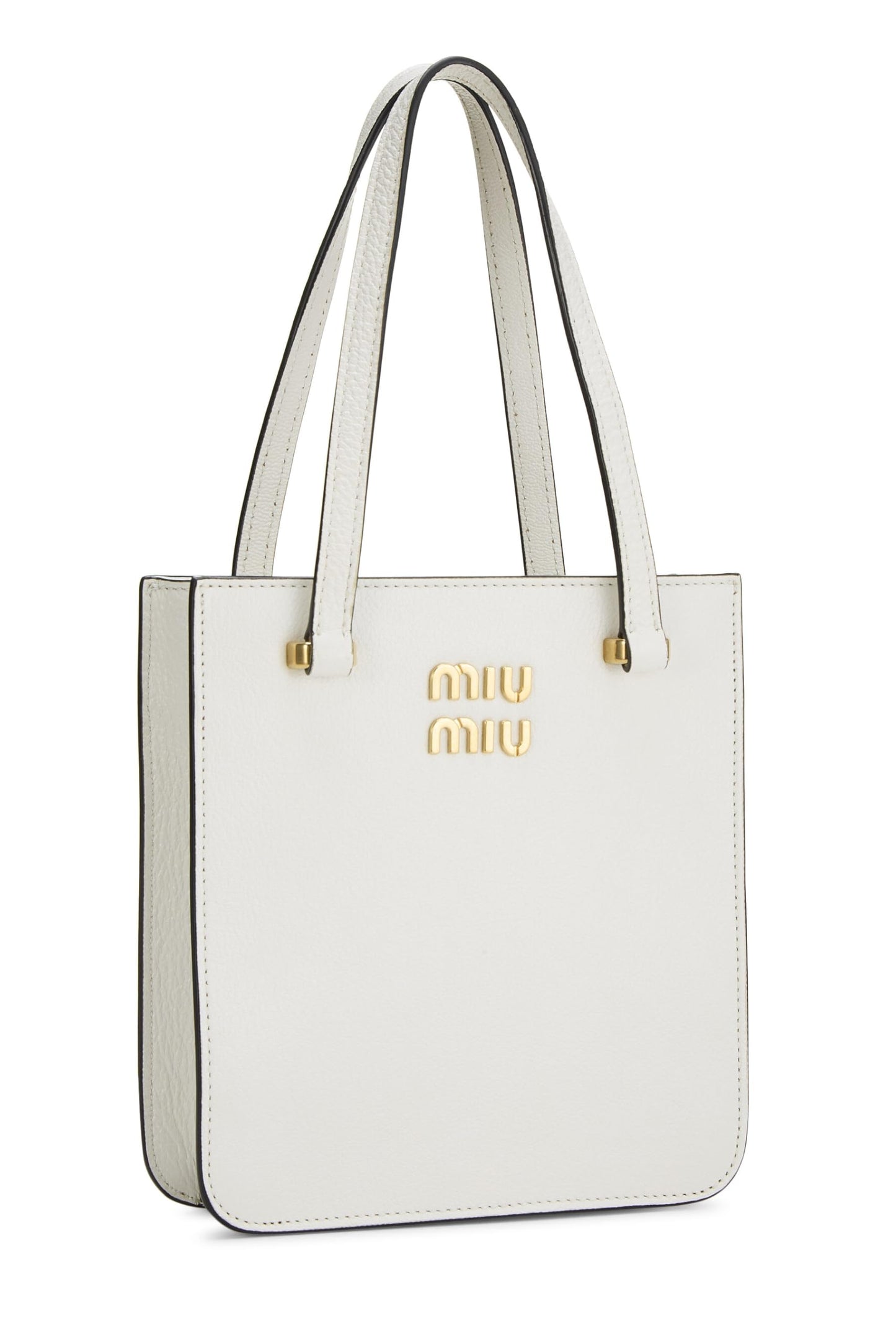 Miu Miu, Pre-Loved White Calfskin Handbag Small, White