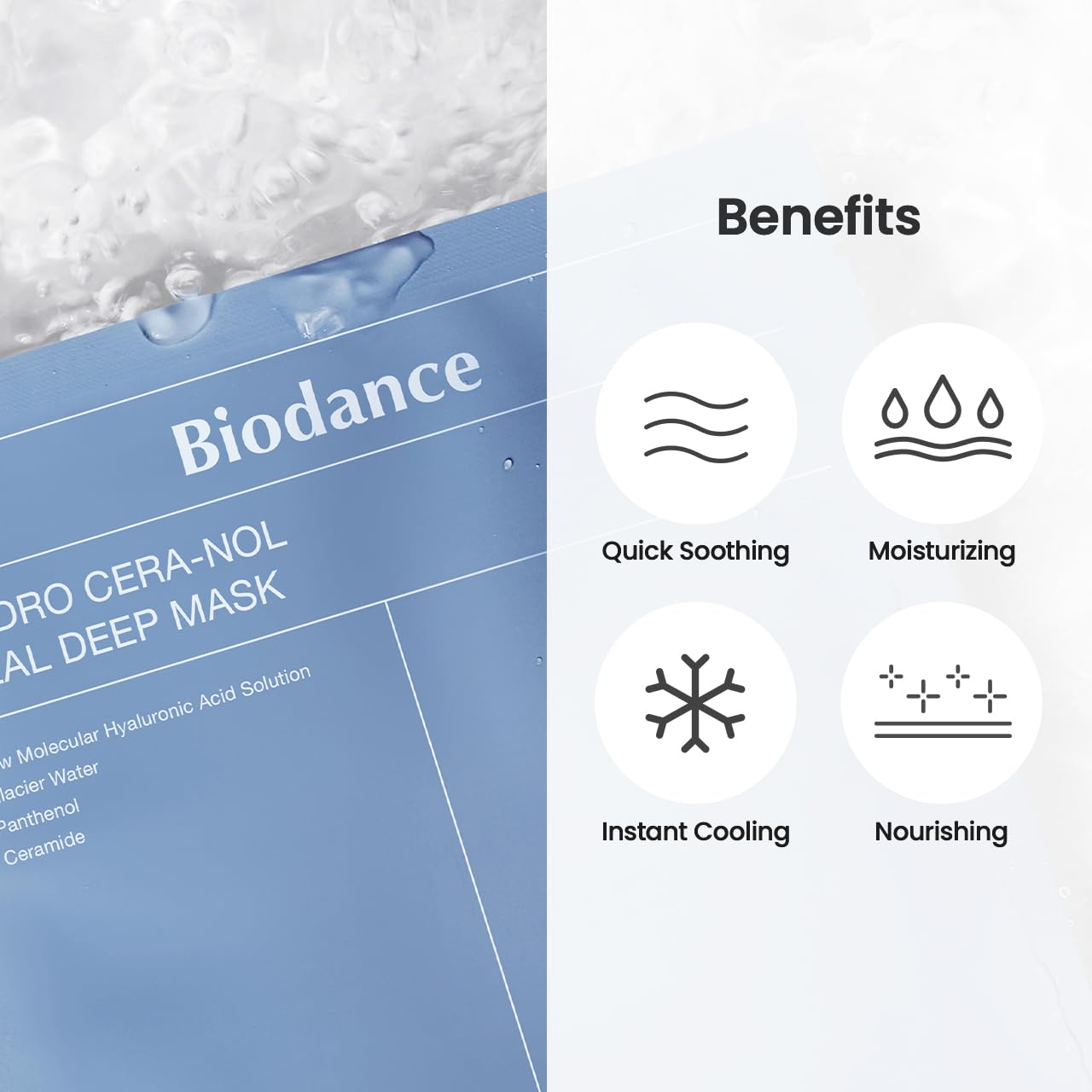 BIODANCE Best Mask Duo: Bio-Collagen & Hydro Cera-nol Real Deep Mask