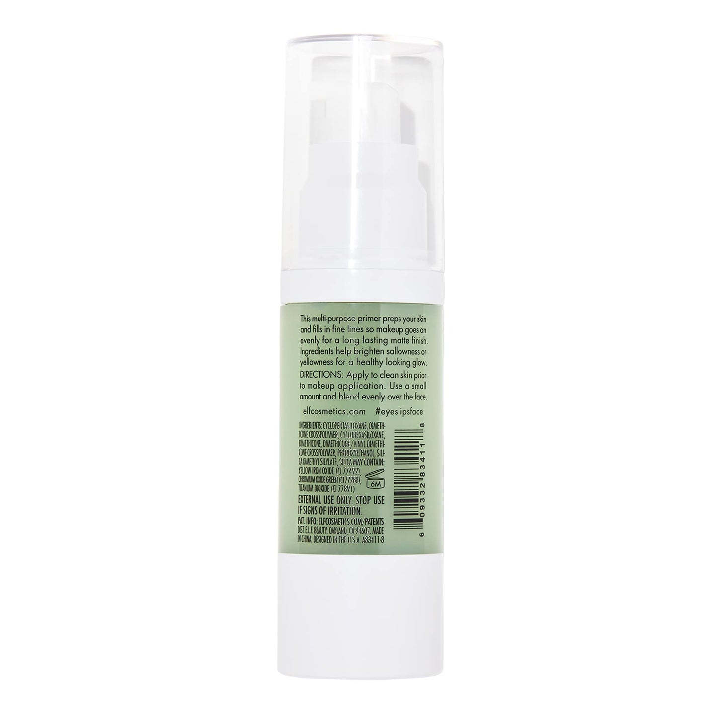e.l.f. Tone Adjusting Face Primer, Makeup Primer For Neutralizing Uneven Skin Tones & Redness, Grips Makeup To Last, Vegan & Cruelty-free, Large