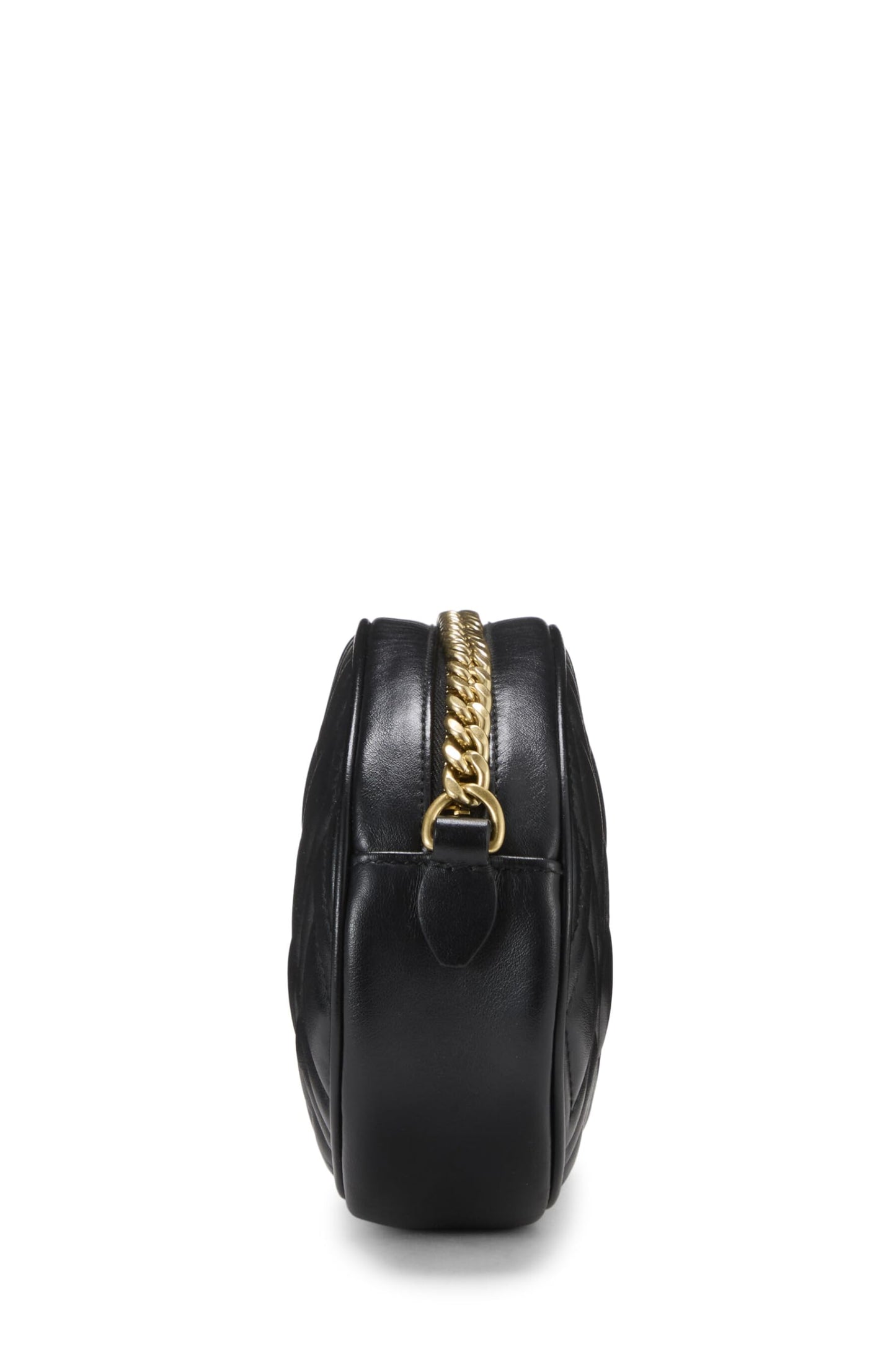 Miu Miu, Pre-Loved Black Calfskin Diamond Quilted Shoulder Bag, Black