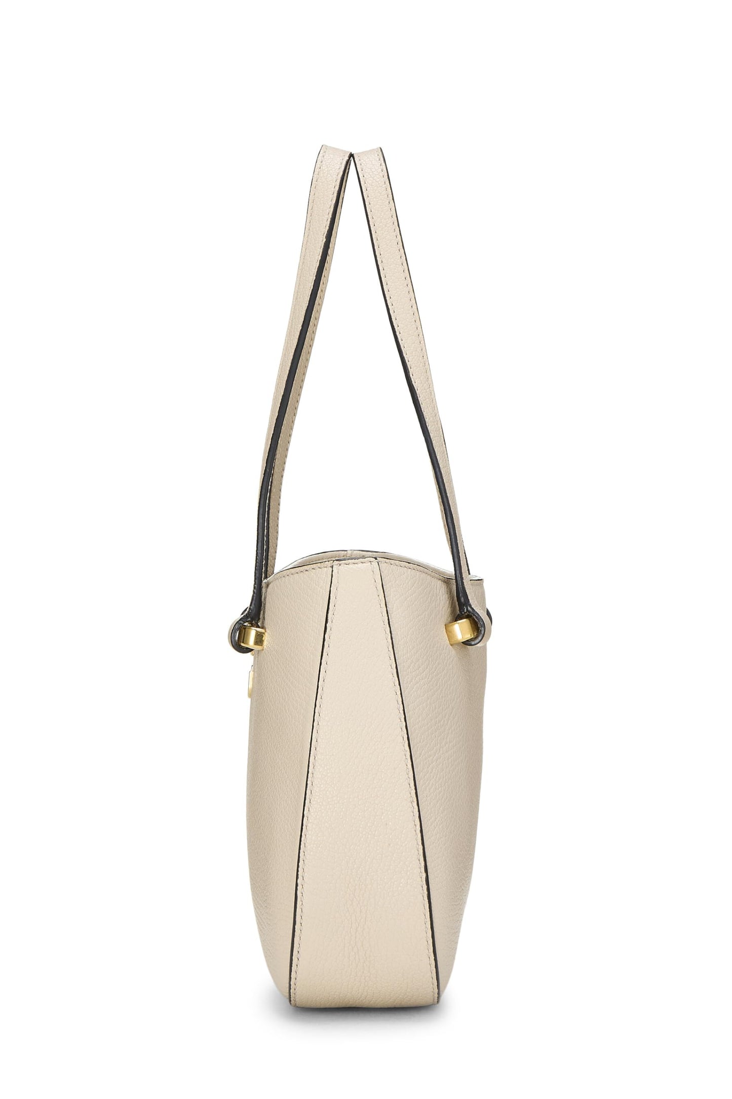 Miu Miu, Pre-Loved White Leather Convertible Handbag Small, White