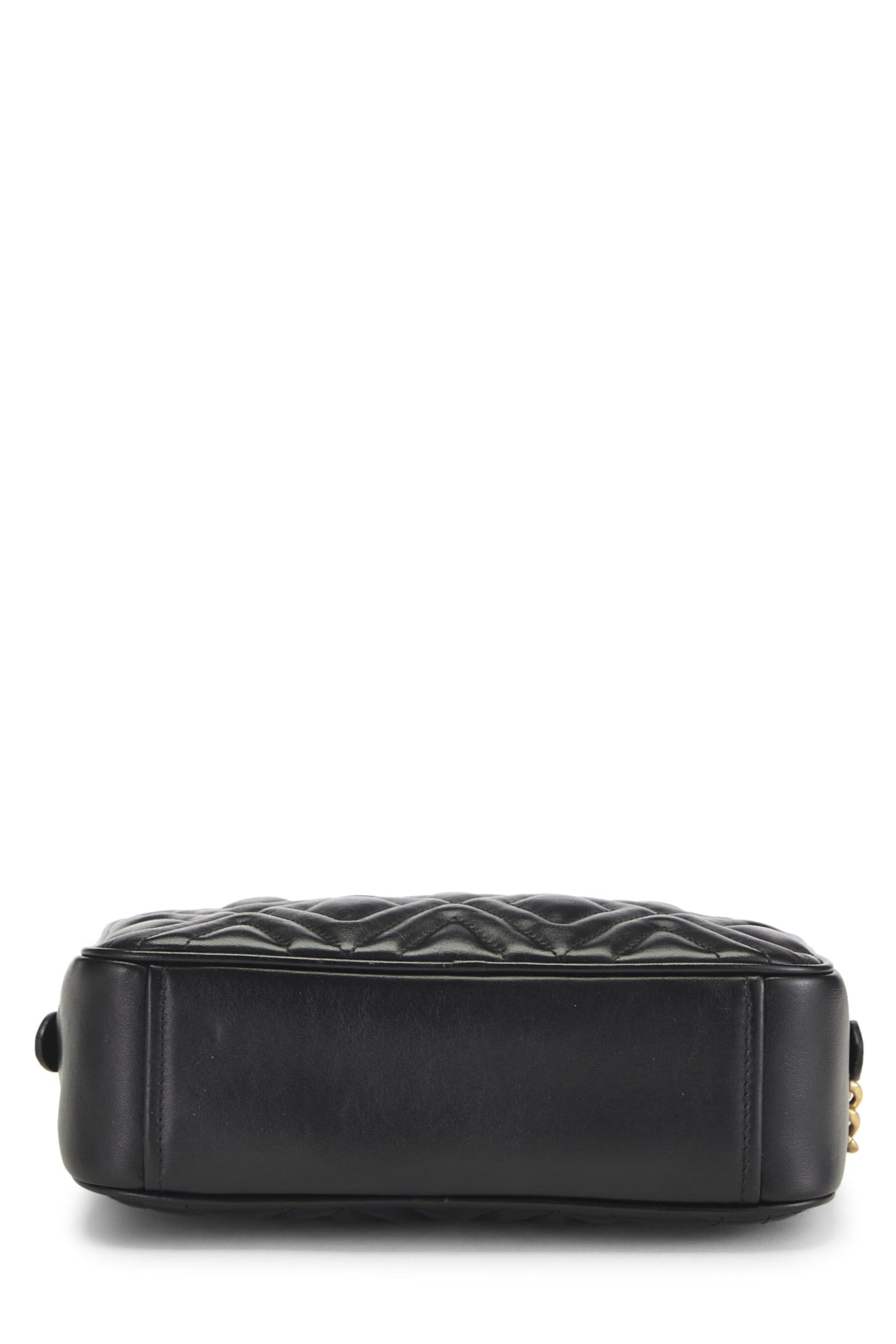 Miu Miu, Pre-Loved Black Nappa Matelassé Camera Bag, Black