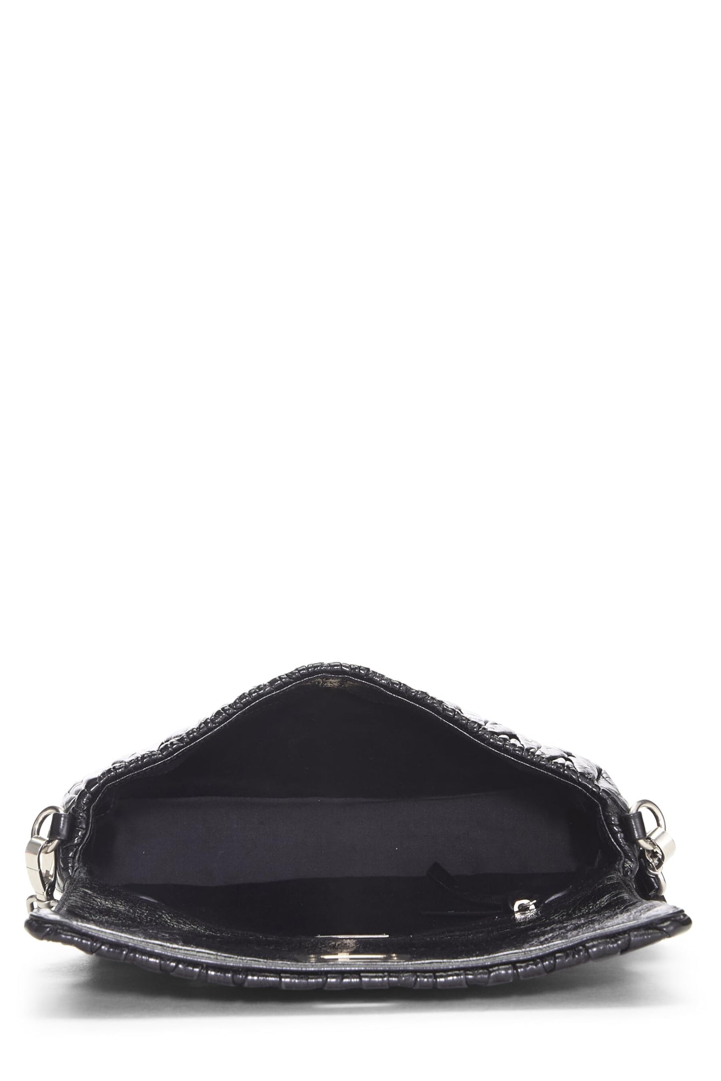 Miu Miu, Pre-Loved Black Nappa Crossbody, Black