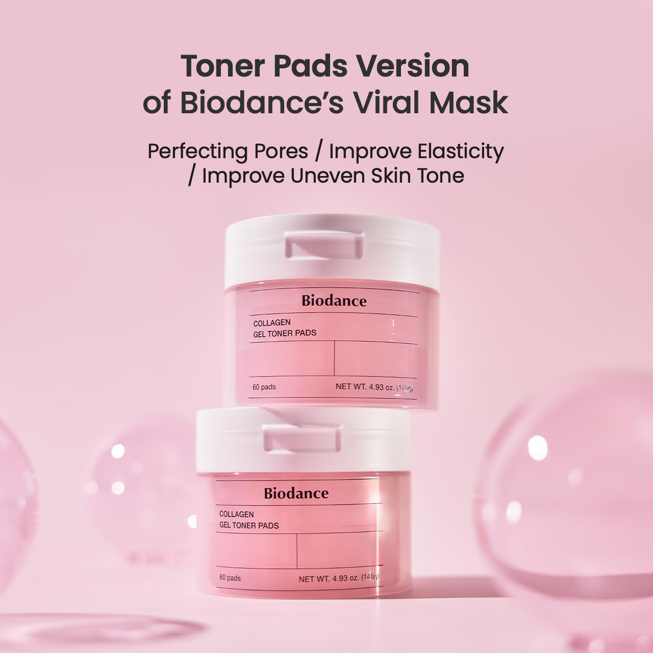 Biodance Gel Toner Pads Duo: Collagen & Cera-NOL Gel Toner Pads