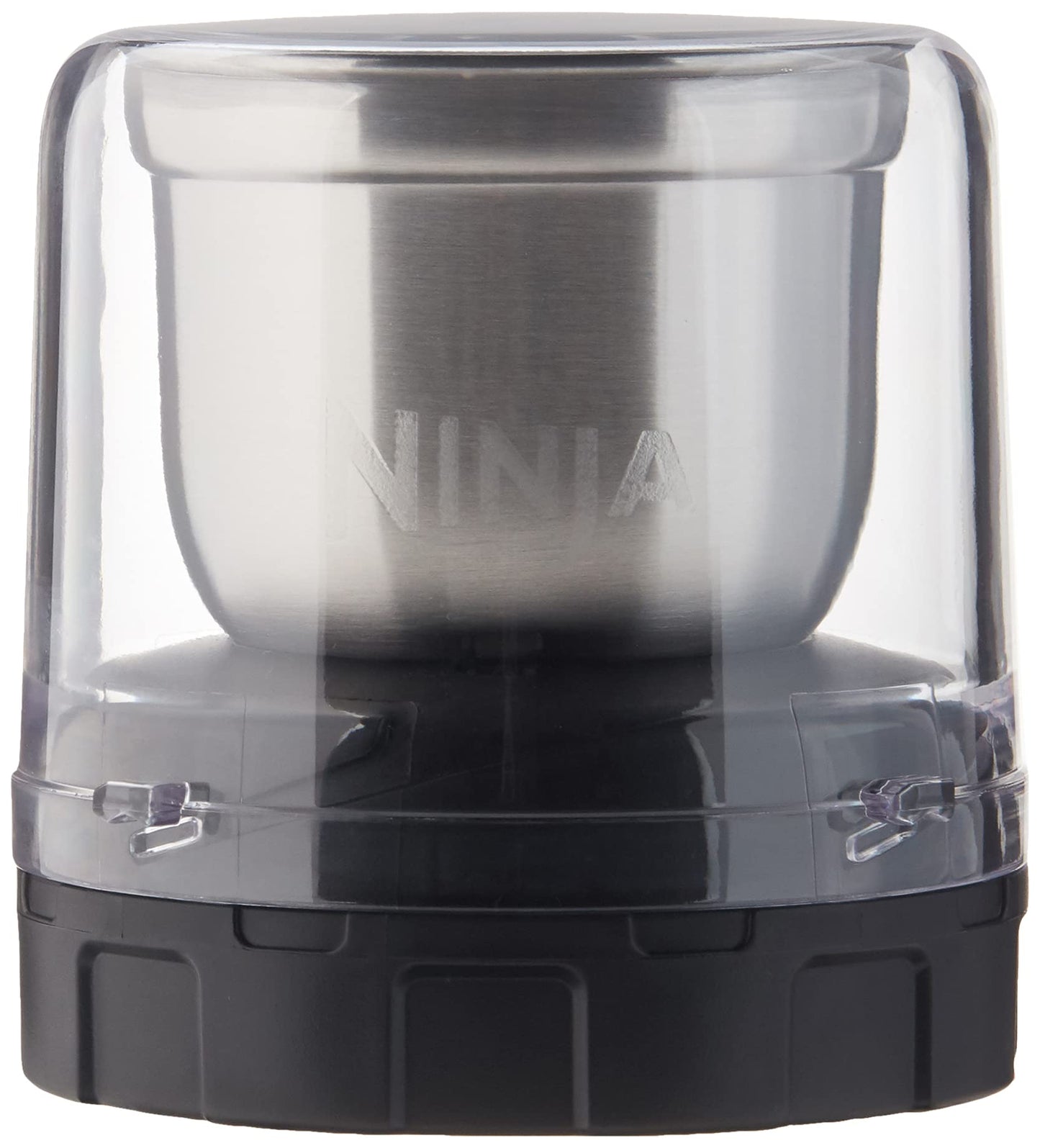 Ninja Foodi Coffee & Spice Grinder, Compatible only with Ninja SS100, SS350, and SS400 series blenders, Compact, Pulverize Through Tough Spices, 12-Tbsp Capacity, Stainless Steel & Black, XSKGRINDER