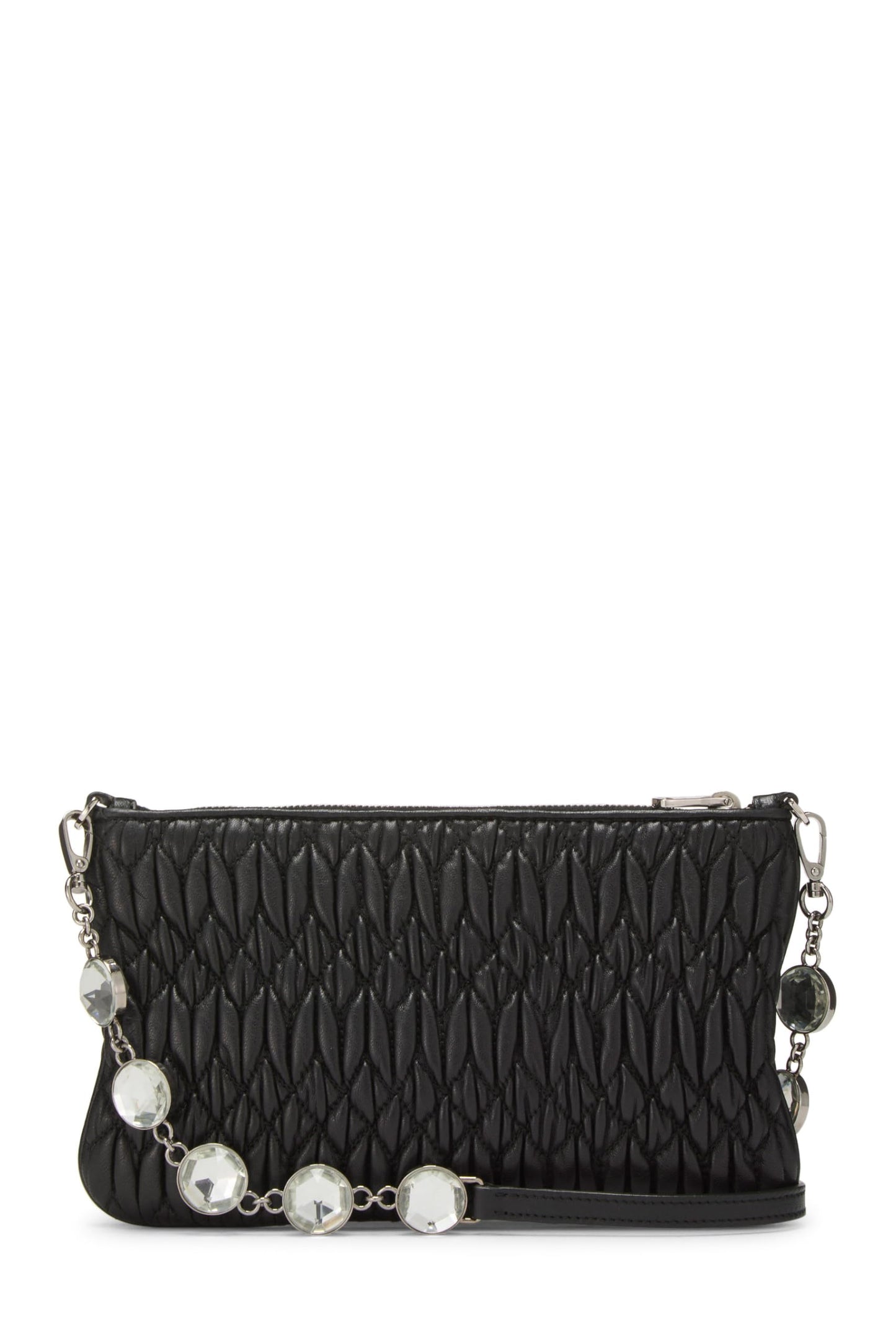 Miu Miu, Pre-Loved Black Nappa Crossbody, Black