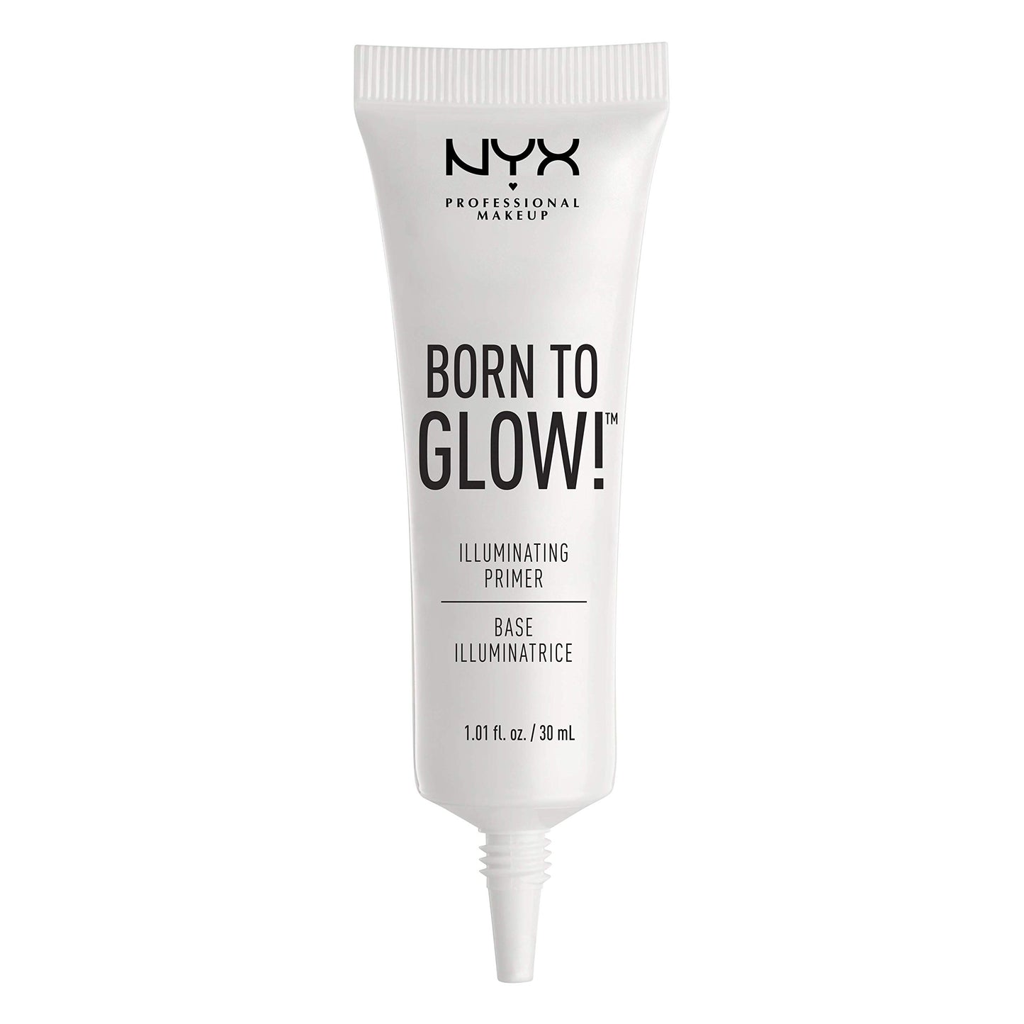 NYX Professional Makeup Born To Glow Primer 2-in-1 Primer and Highlighter for Natural Dewy Glowing Makeup Base Targeting Dull Skin