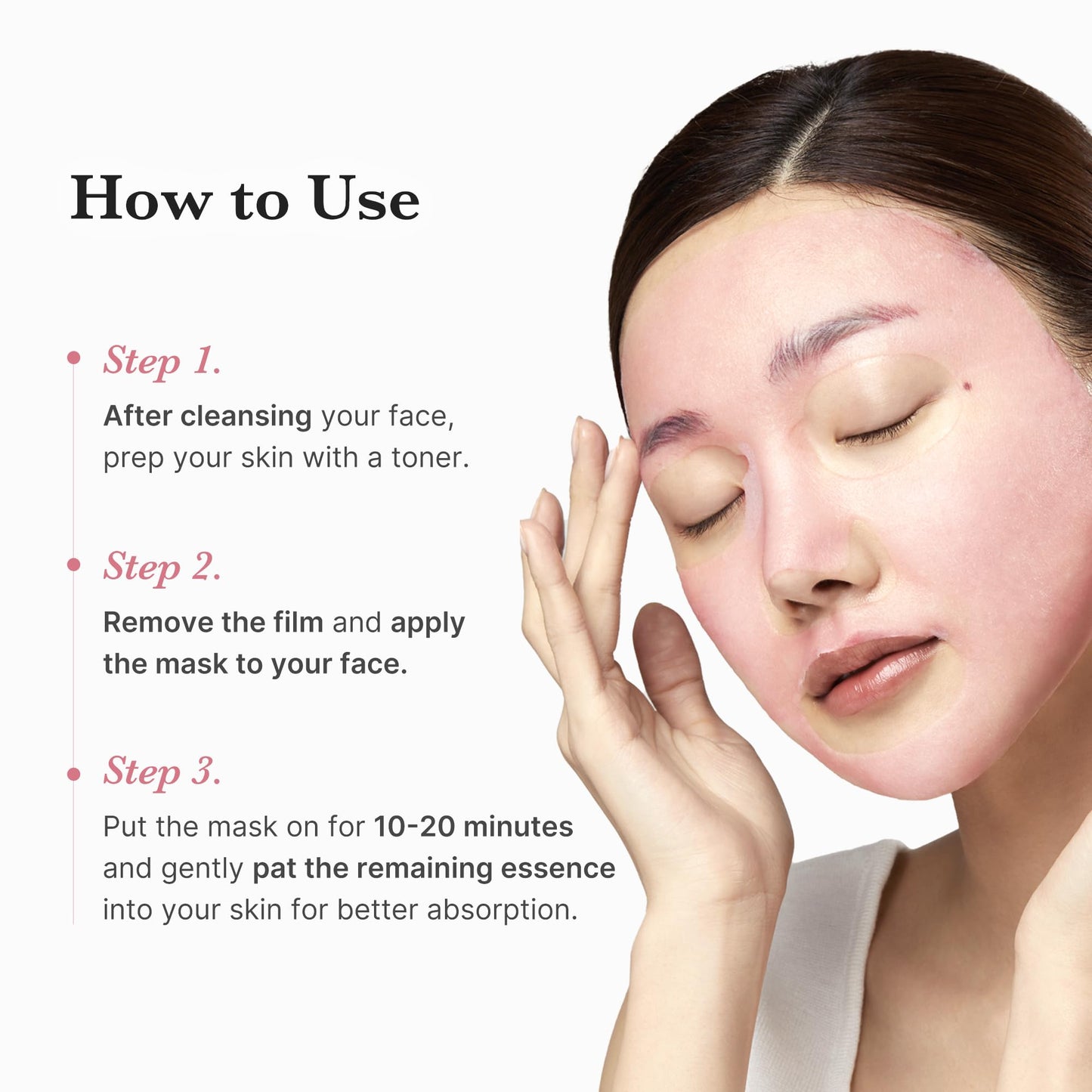 medicube Salmon DNA PDRN Pink Vita Coating Sheet Mask 10EA - Korean sheet mask for glass skin - Luxurious Home care Mask for Hydration, Firming, and Even Skin Tone, Korean skin care (22g 0.77 x 10ea)