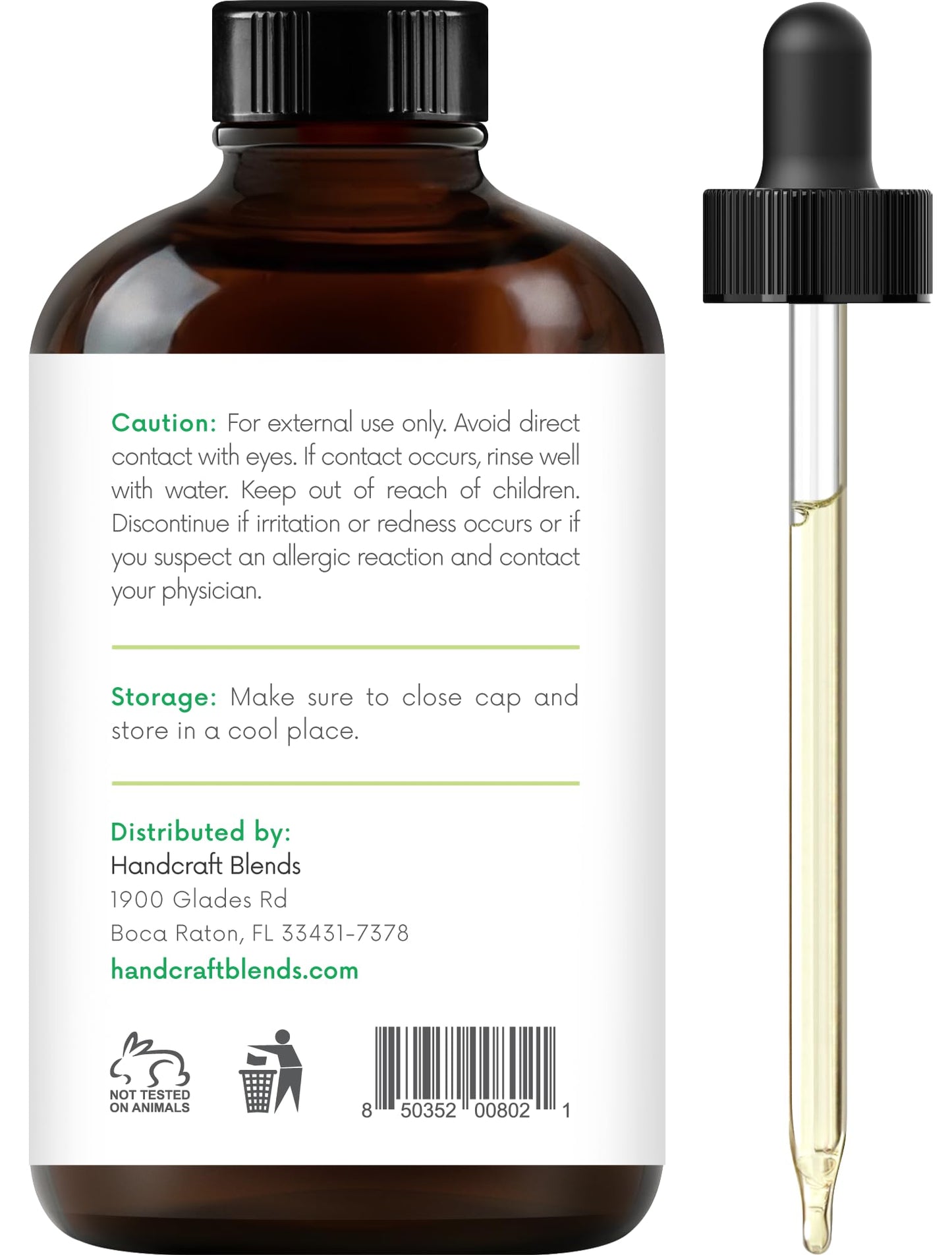 Handcraft Blends Peppermint Essential Oil - Huge 4 Fl Oz - 100% Pure and Natural - Premium Grade Essential Oil for Diffuser and Aromatherapy, and DIY Soap Making