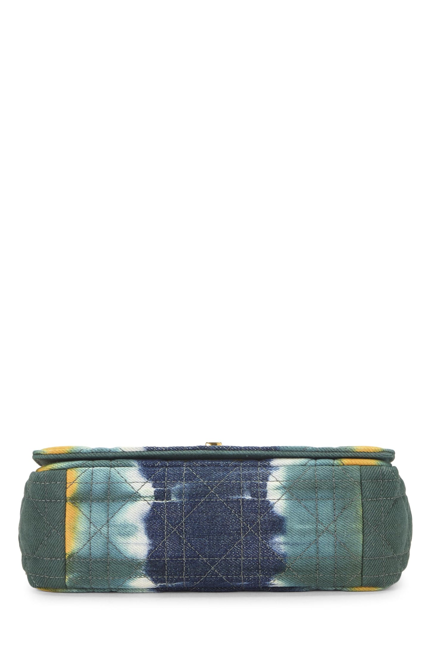 Dior, Pre-Loved Multicolor Cannage Denim Caro Bag Small, Multi
