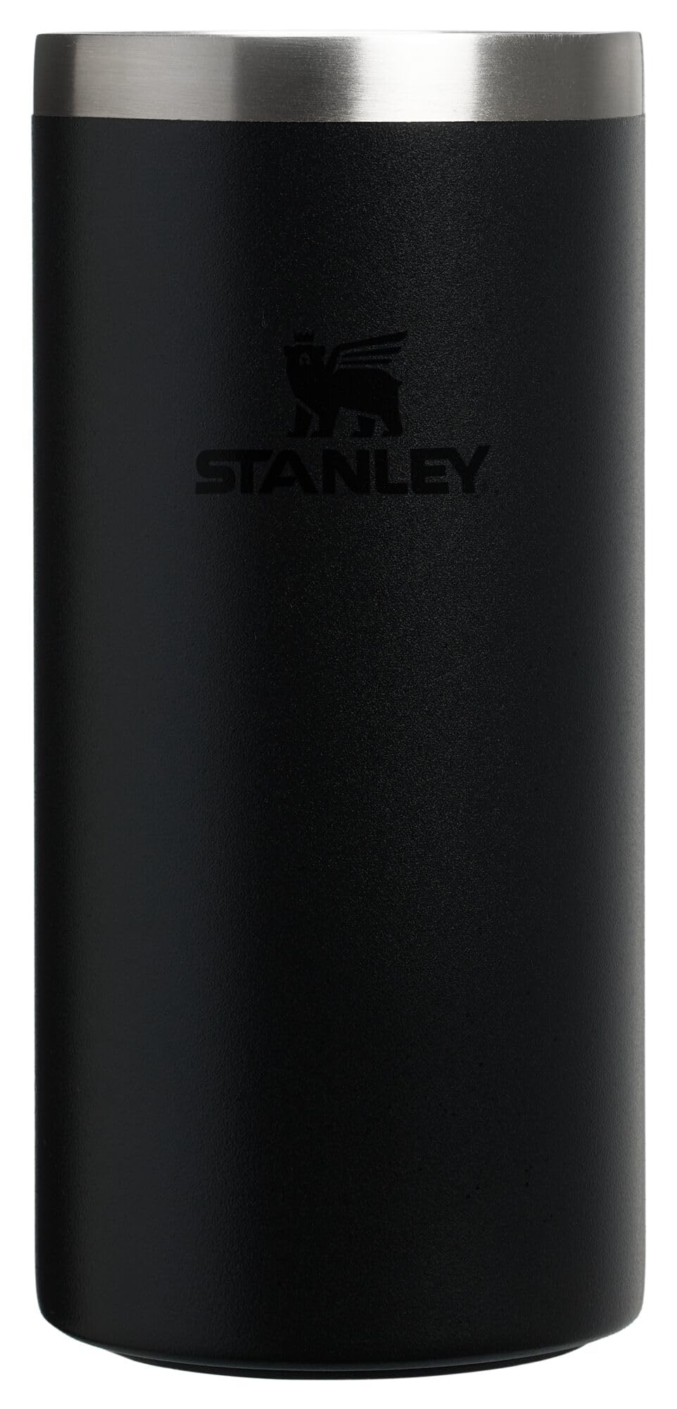 Stanley Everyday Can Cooler Cup 15 oz | Beer, Seltzers, Soda, and Energy Drinks | Doubles as Tumbler | Insulated Stainless Steel Drink Holder | BPA-Free | Black 2.0