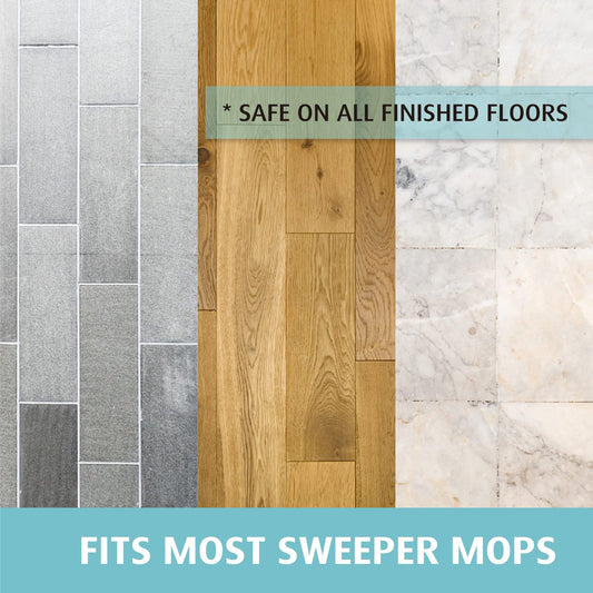 AIR U+ Wet Pads Refill for Swiffer Sweeper Wet Mopping Cloth, Unscented Disposable Floor Cleaning Wipes, 30 Count