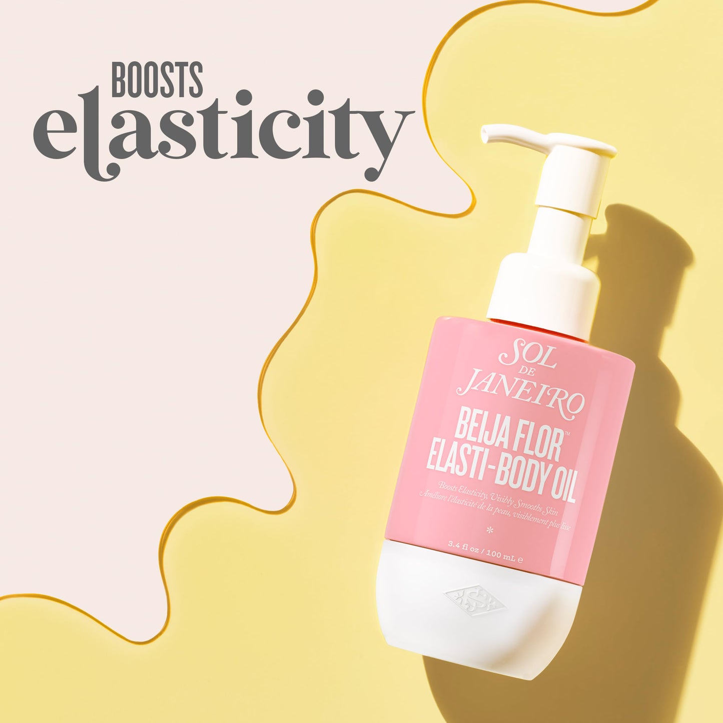 SOL DE JANEIRO Beija Flor Elasti-Cream and Body Oil Bundle | Elasticity-Boosting Duo | Full Size Body Cream & Oil | Cheirosa 68 Scent | Amazon Exclusive