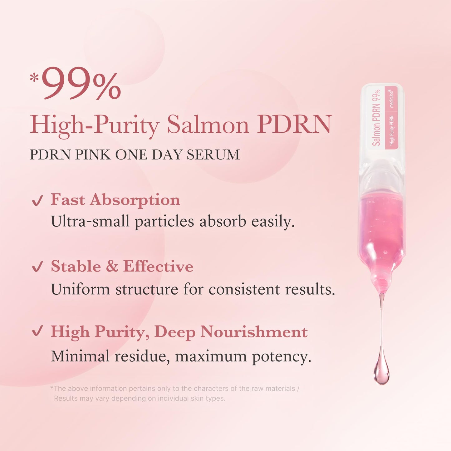 medicube Glass Glow Advanced Hydration & Plump Duo: Mini Booster Pro Pink and Salmon DNA PDRN Pink One Day Serum