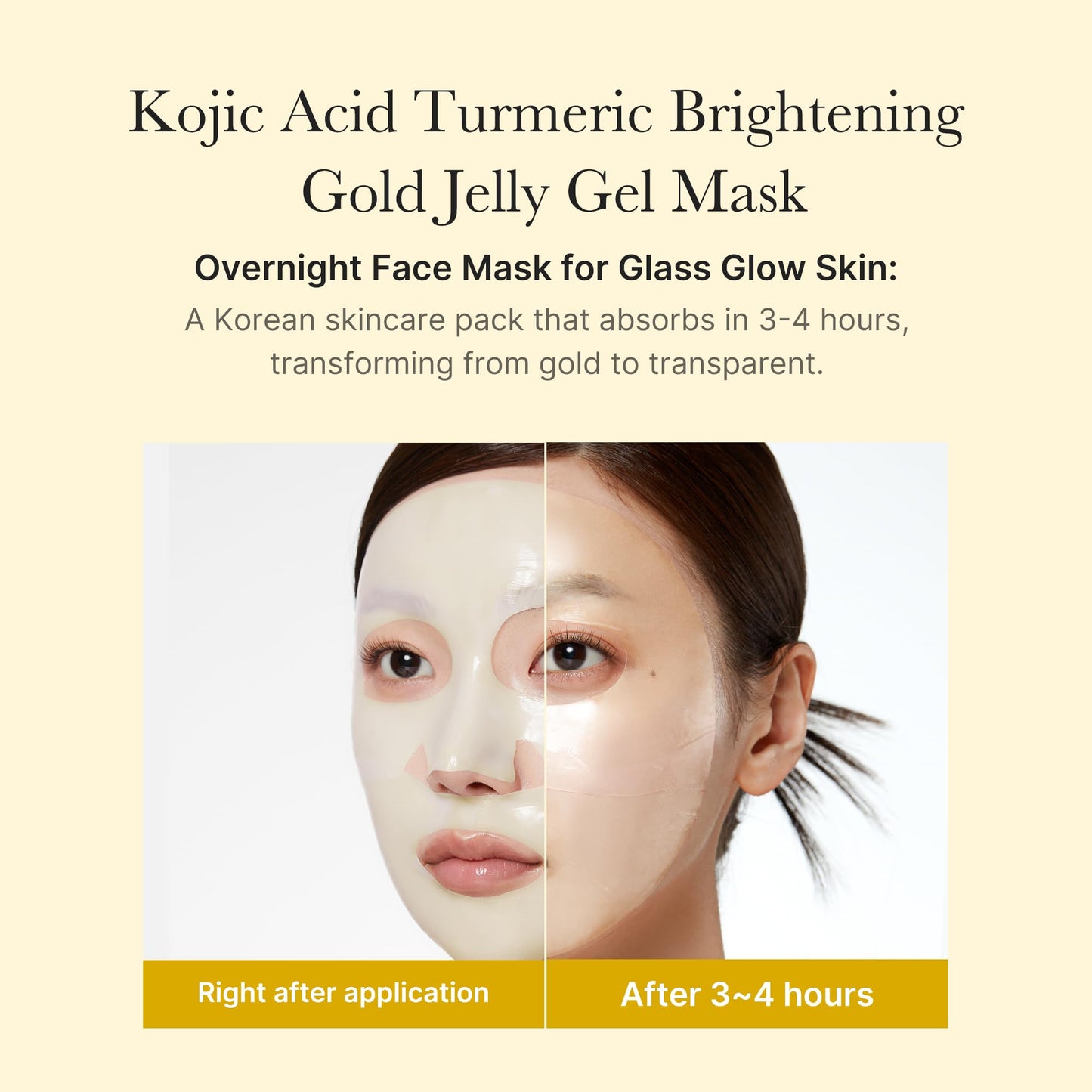 medicube Refine & Glow Overnight Duo: Kojic Acid Turmeric Brightening Overnight Gel Mask and TXA+Niacinamide Capsule Cream