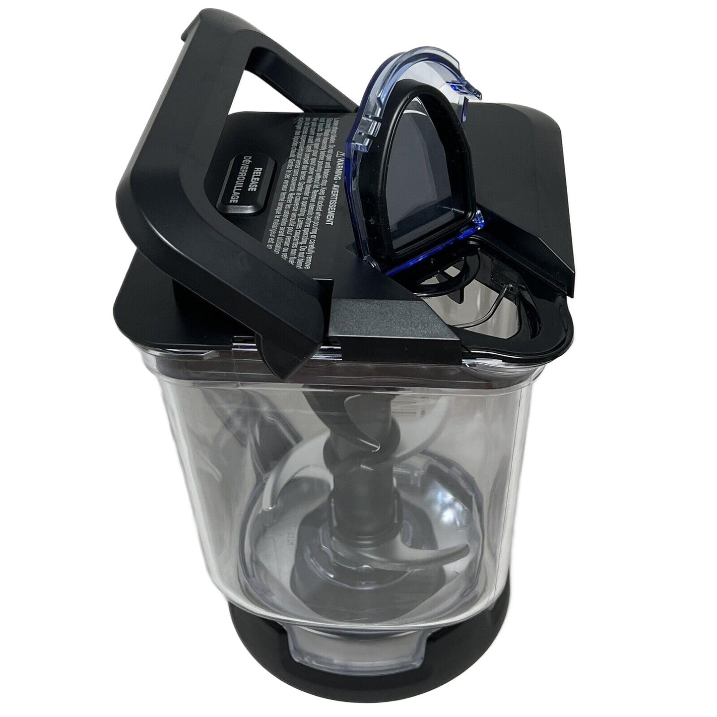 Ninja 72oz Pitcher with Blade Locking Lid Kit for AMZ012BL NN210 NN210C NN210Q Compact 4-in1 Blender System