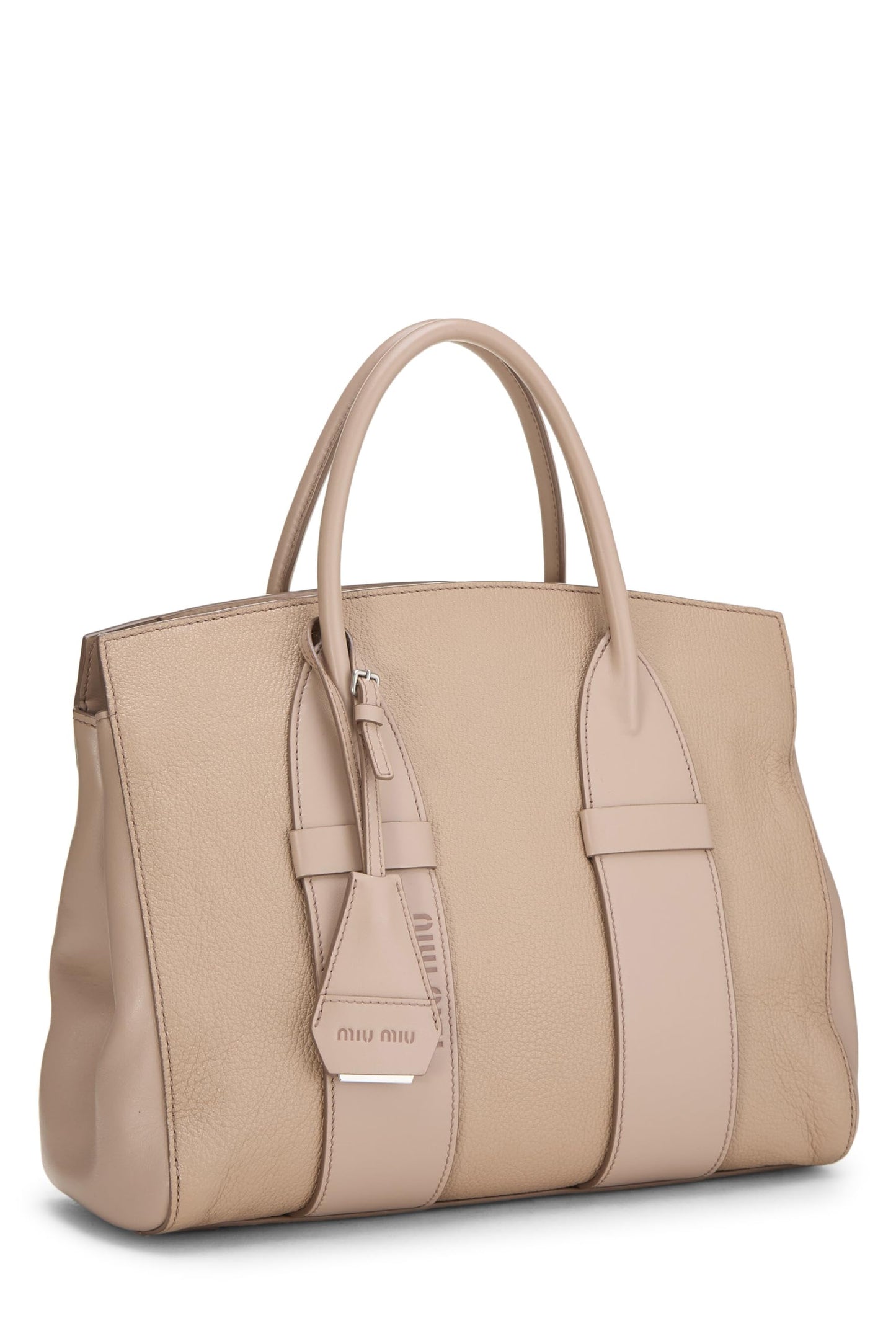 Miu Miu, Pre-Loved Pink Convertible Top Handle Bag, Pink