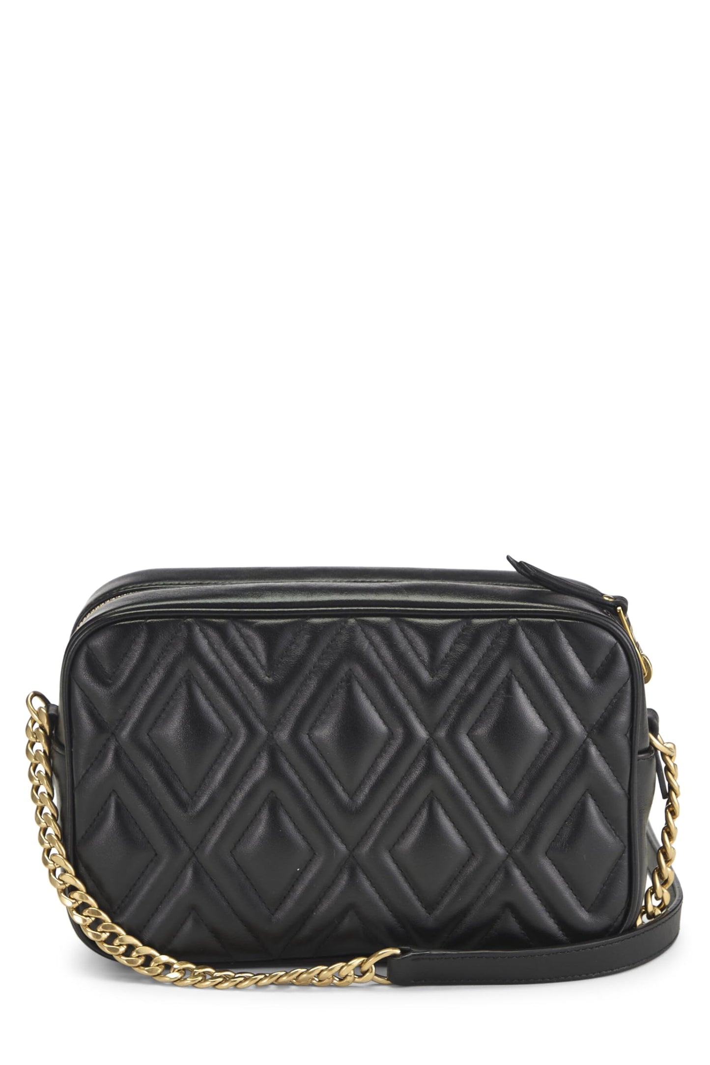 Miu Miu, Pre-Loved Black Nappa Matelassé Camera Bag, Black