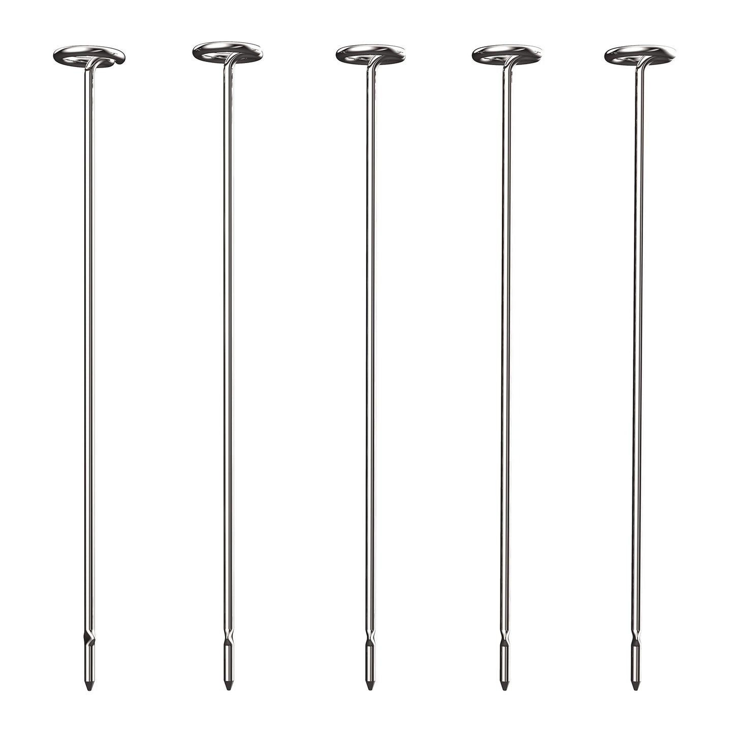 Ninja Foodi Grill Kebab Skewers, Medium, Silver, Set of 5