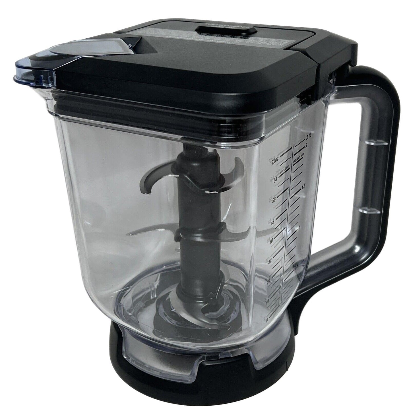 Ninja 72oz Pitcher with Blade Locking Lid Kit for AMZ012BL NN210 NN210C NN210Q Compact 4-in1 Blender System