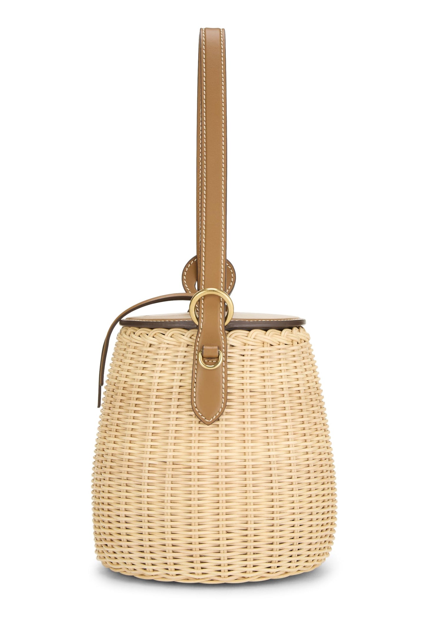 Miu Miu, Pre-Loved Brown Wicker Basket, Brown