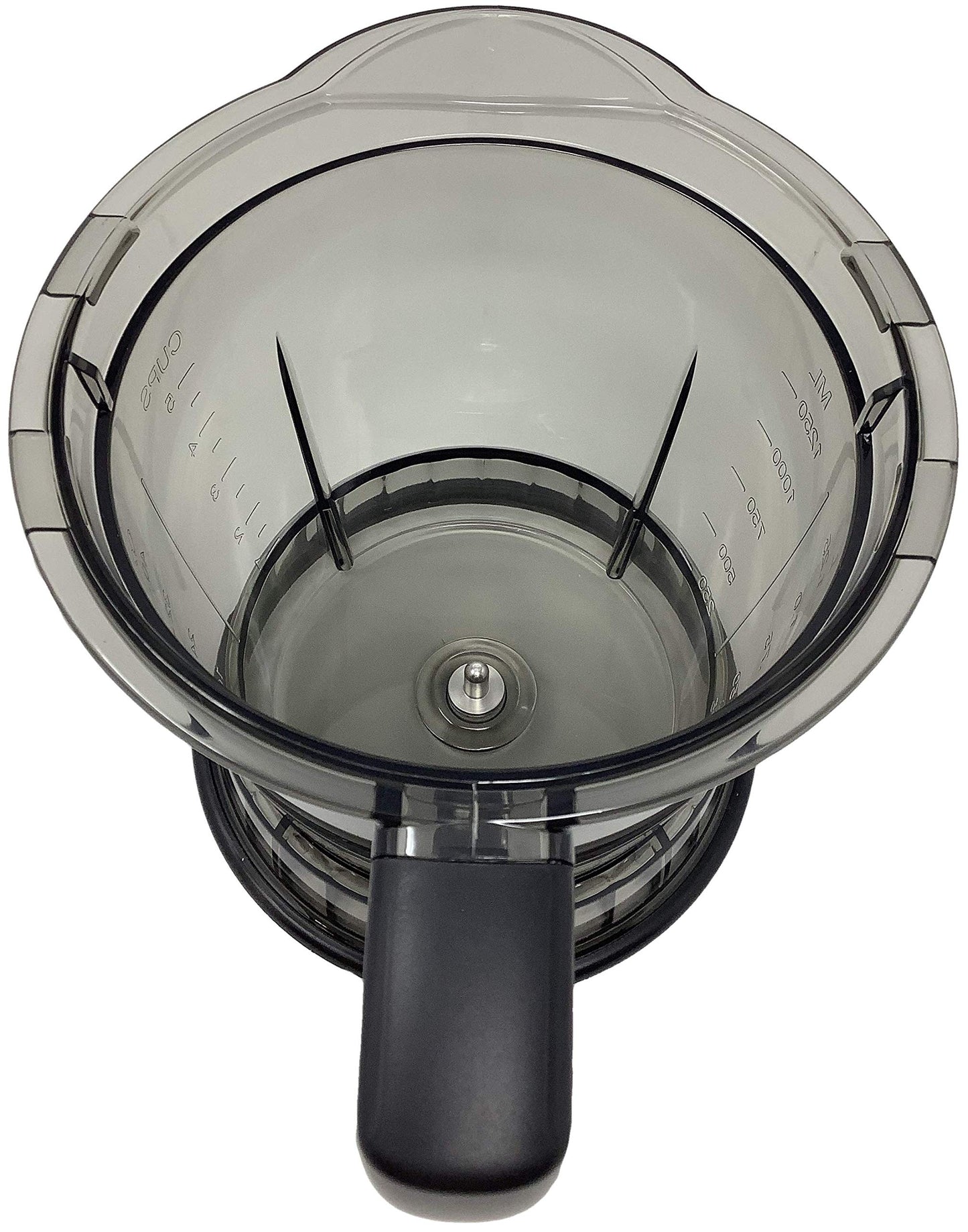 40oz Pitcher Bowl for Ninja Master Prep Food Processor QB700 QB750 QB900B QB1000 QB1003 QB1004 QB1005, Black