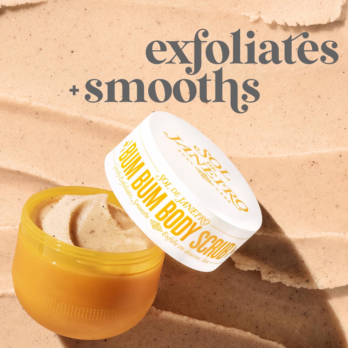 SOL DE JANEIRO Brazilian Bum Bum Cream with Bum Bum Body Scrub Full Size Smoothing and Tightening Bundle, Amazon Exclusive