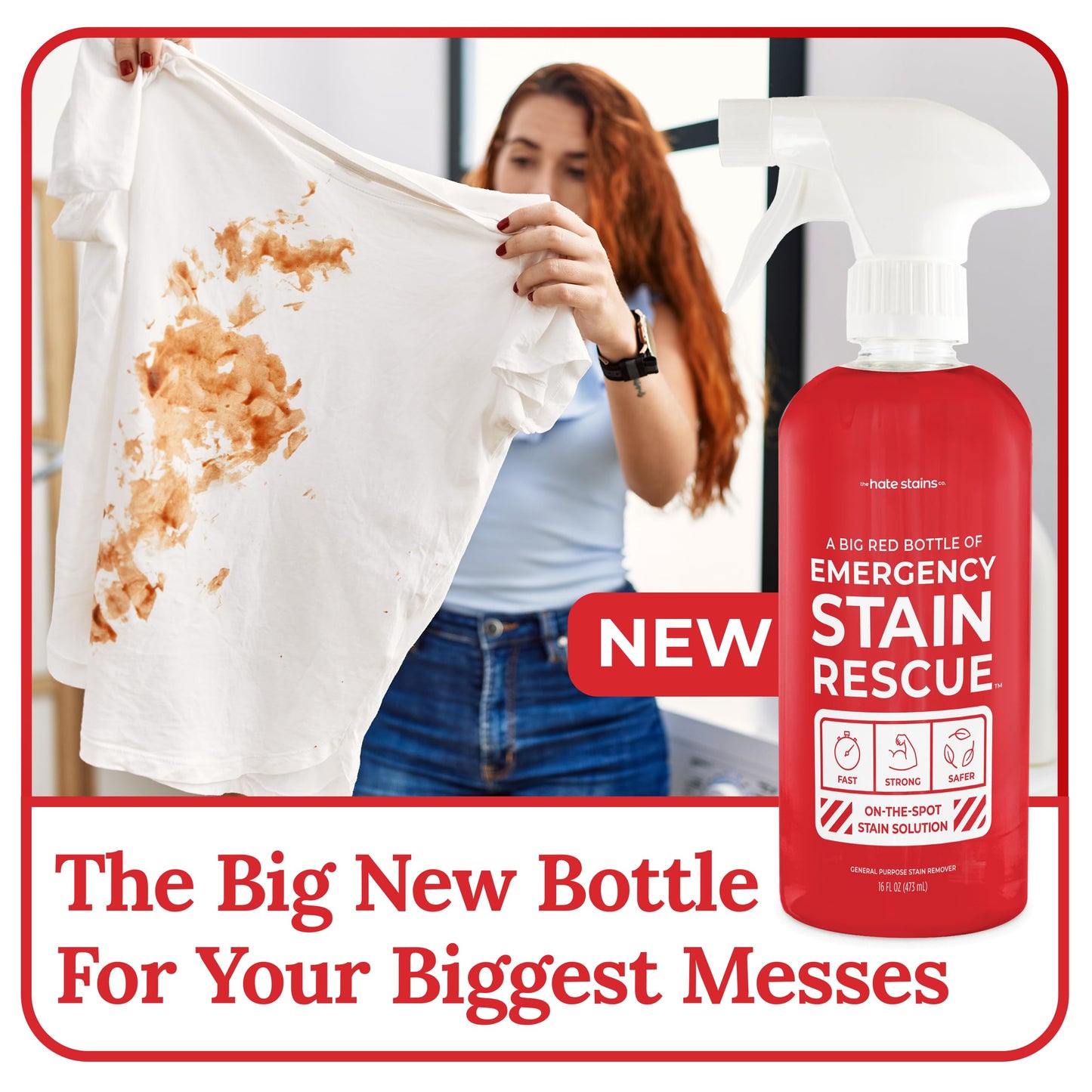 Miss Mouth's Messy Eater Stain Treater and Emergency Stain Rescue 16oz Bottle and Refill Bundle