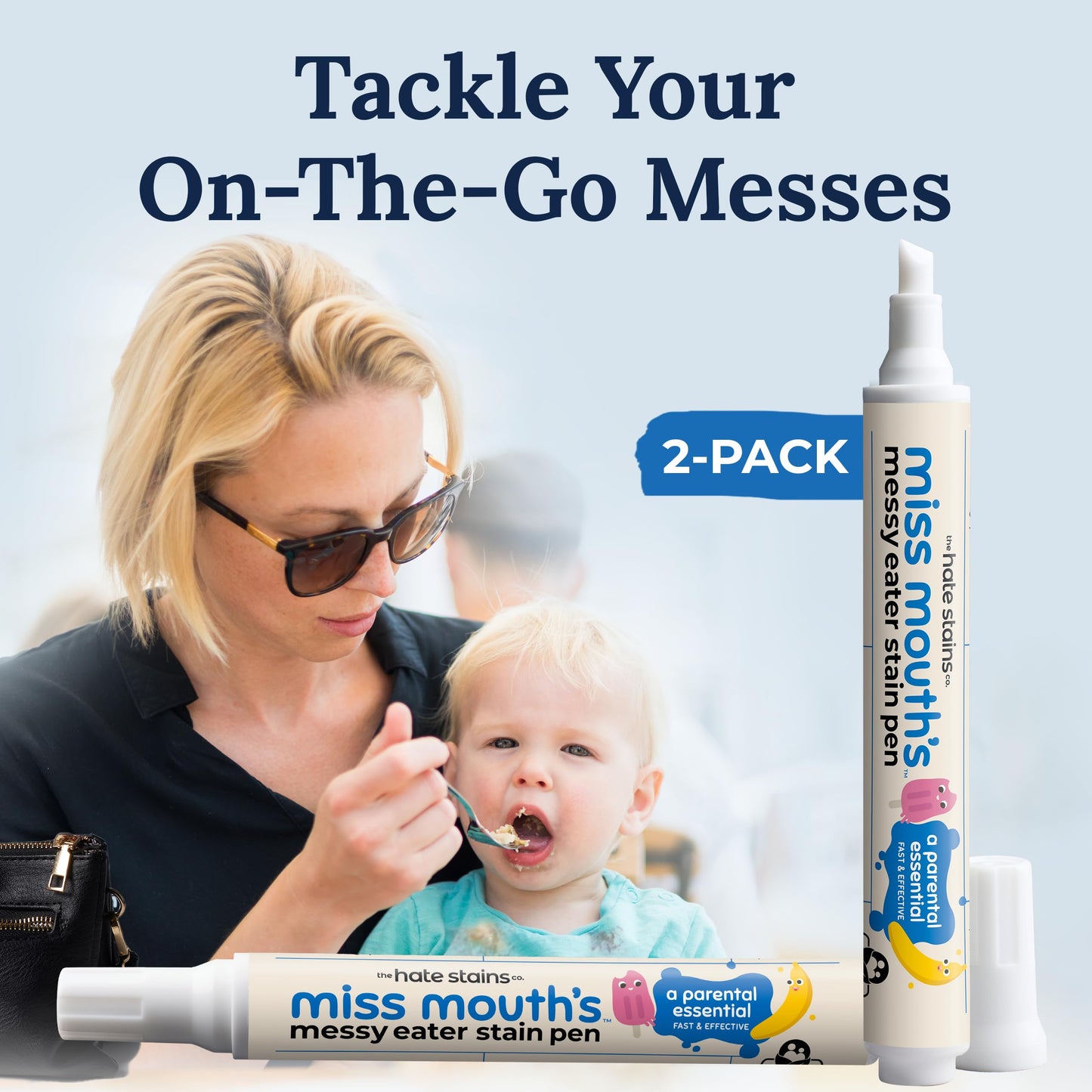 Miss Mouth's Messy Eater Stain Treater - 16oz Spray and 2 Pack Stain Pens