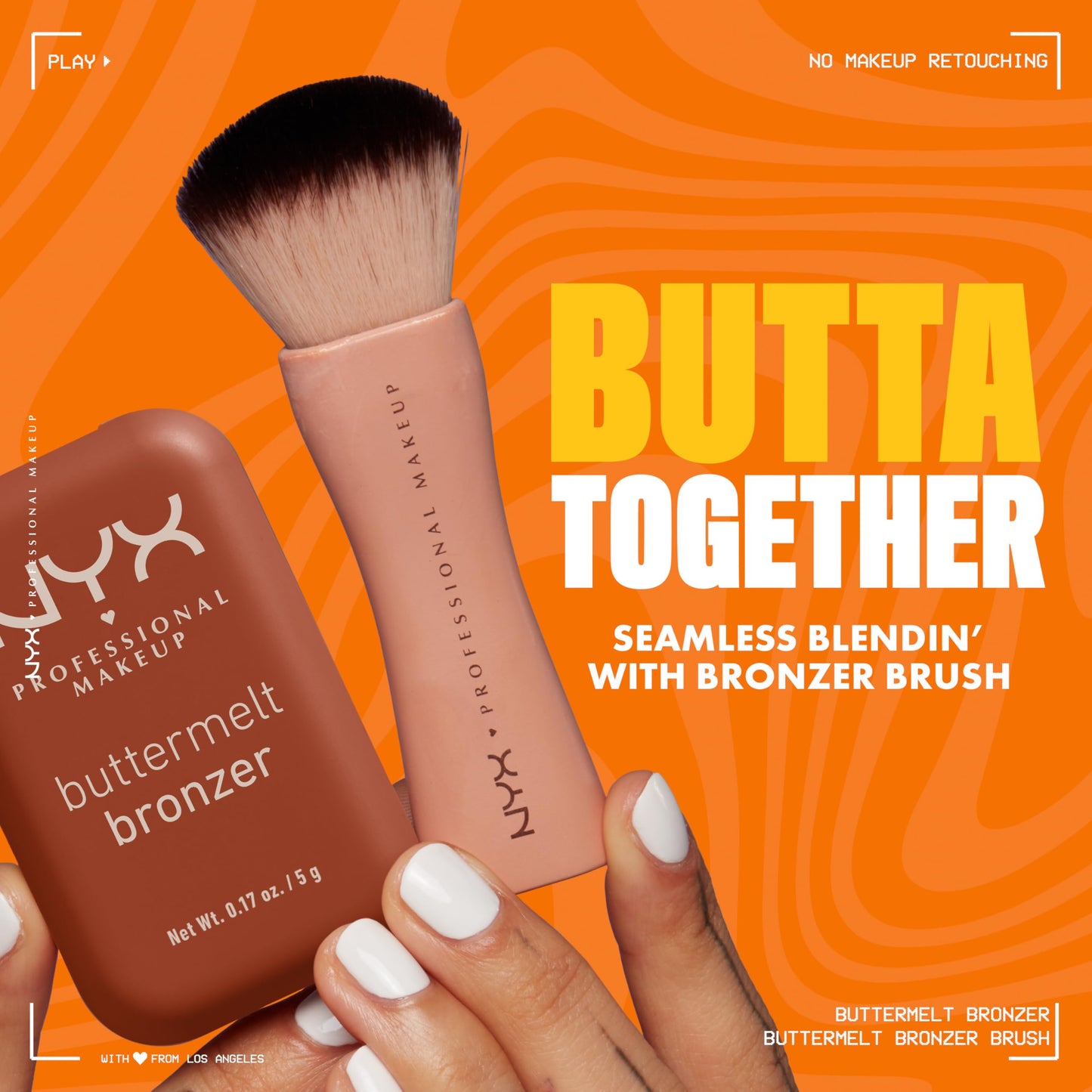 NYX PROFESSIONAL MAKEUP Matte Buttermelt Bronzer, Longwear Face Makeup with Up to 12 Hours of Wear, Vegan Formula - Butta Ballin (Medium Warm)