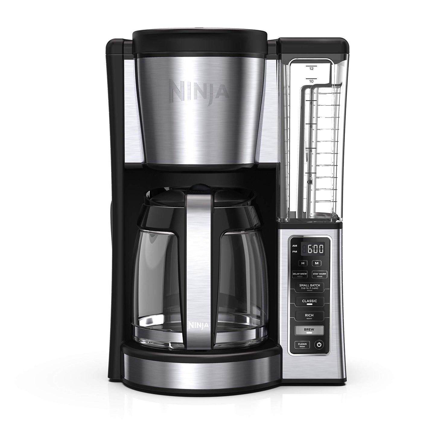 Ninja 12-Cup Programmable Brewer CE251 Coffee Maker, 60 oz, Black/Stainless Steel (Renewed)