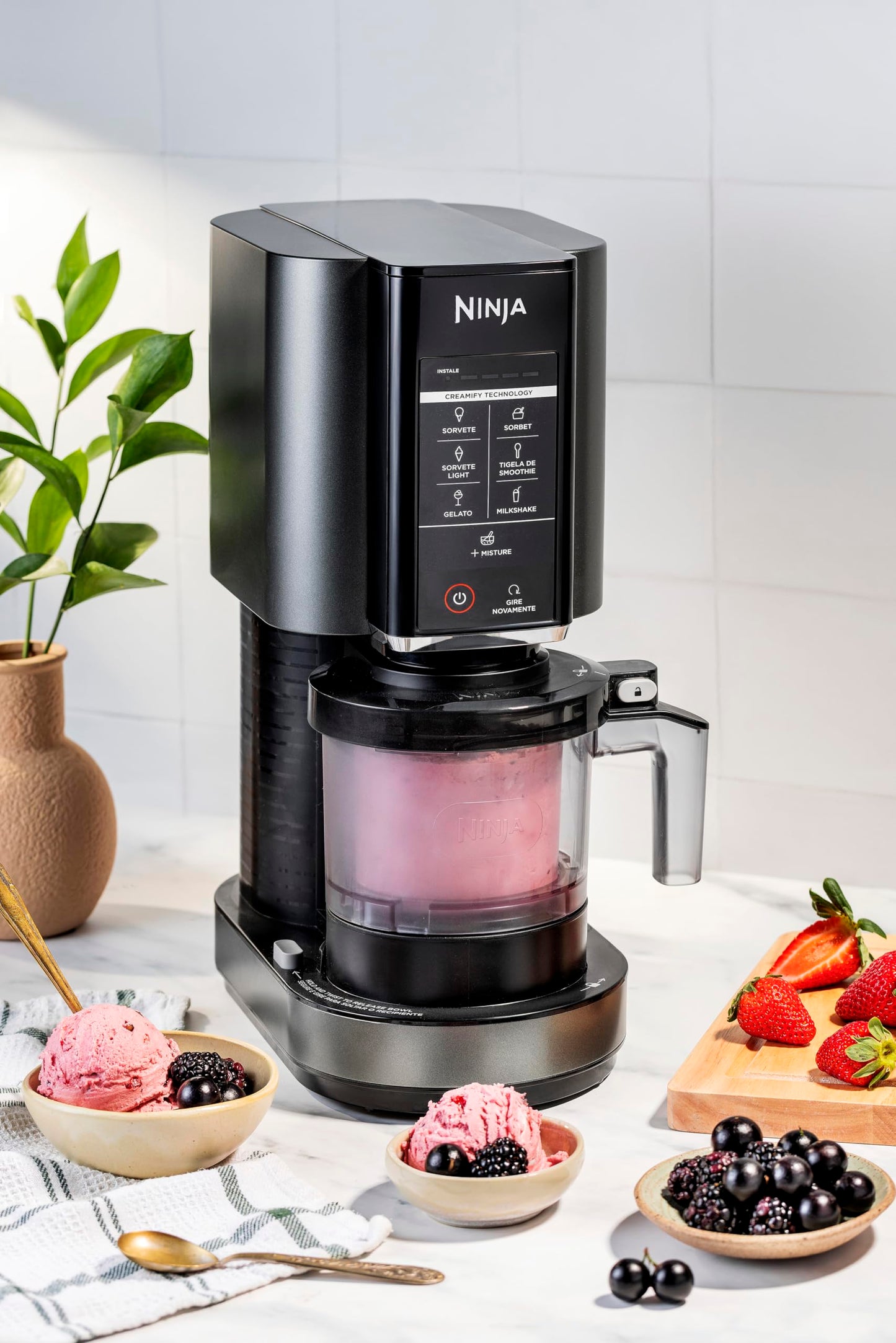 Ninja Creami Ice Cream Maker 127v - Ice Cream Dessert Maker for Gelato, Milkshakes, Ice Cream, Smoothie Bowls