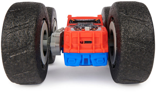 Air Hogs Super Soft, Flippin’ Frenzy, 360 Spinning Action, 2-in-1 Stunt Vehicle Remote Control Car, Kids Toys for Kids 4 and up