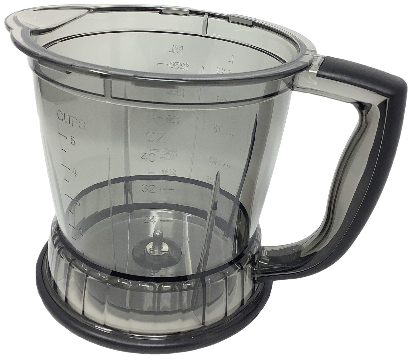 40oz Pitcher Bowl for Ninja Master Prep Food Processor QB700 QB750 QB900B QB1000 QB1003 QB1004 QB1005, Black