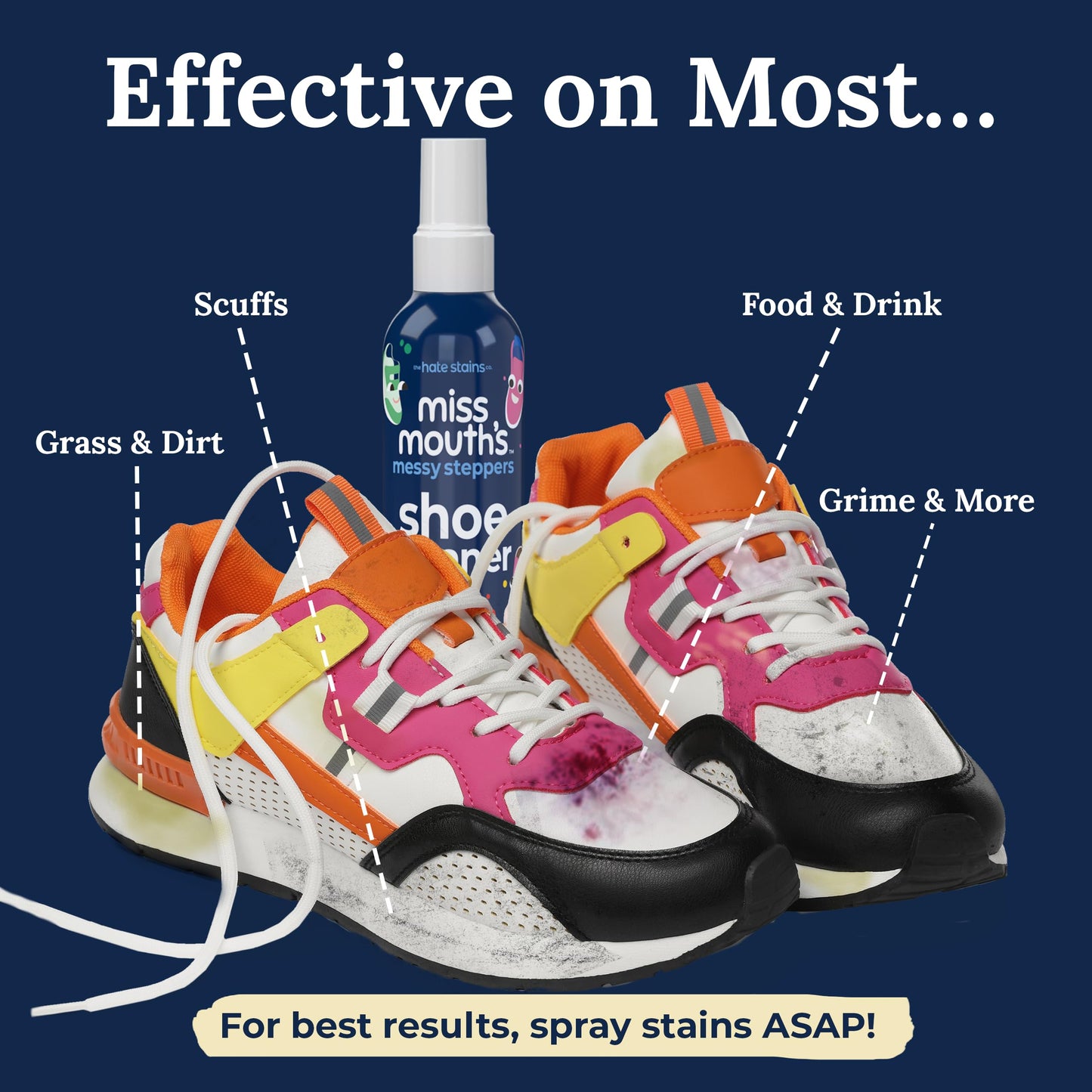 Miss Mouth's Messy Eater Stain Treater, Messy Steppers, Emergency Stain Rescue and Chateau Spill Bundle from Hate Stains