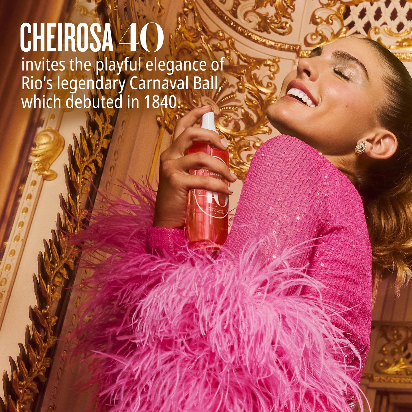 SOL DE JANEIRO Cheirosa Hair & Body Fragrance Mist Full Size and Travel Size Set - Home and Away Bundle - 8.1 & 3 fl oz Duo (Cheirosa 40)