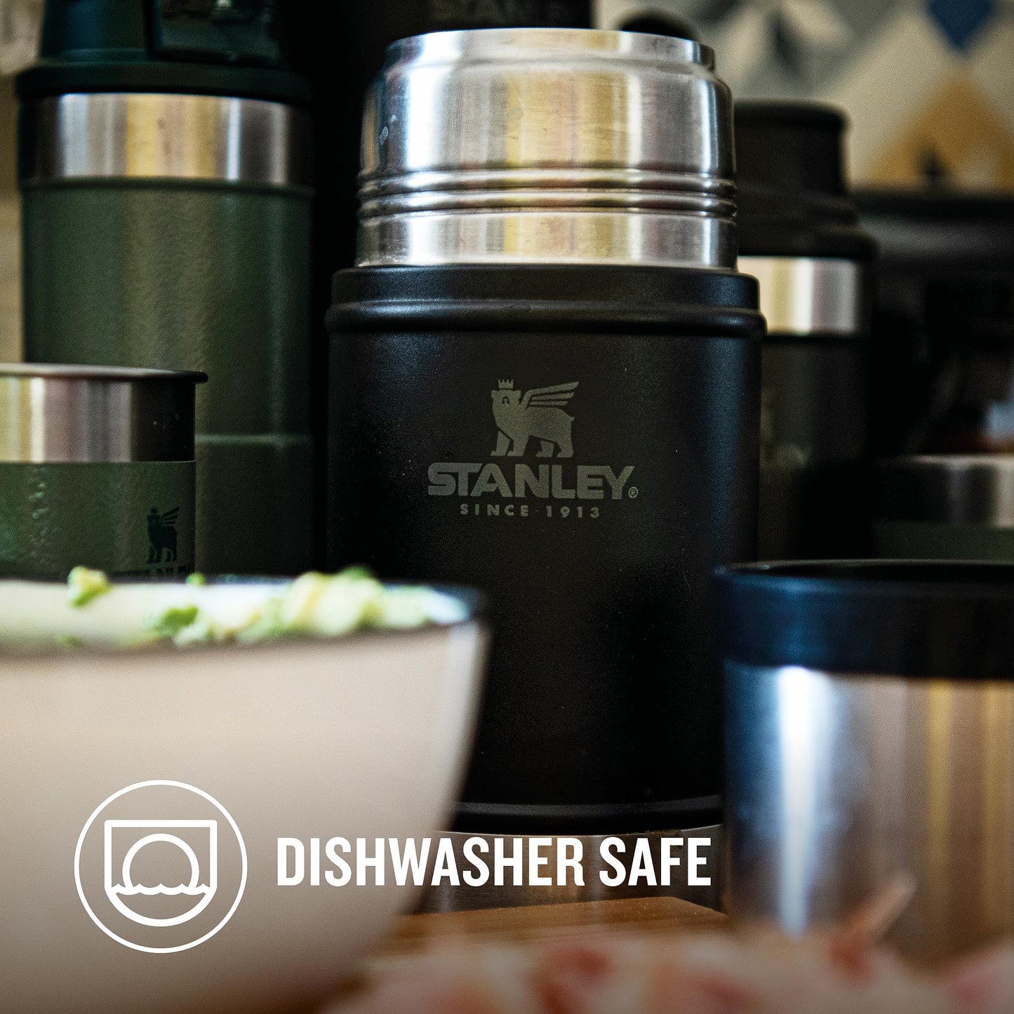 Stanley Classic Vacuum Food Jar .94L (Hammertone Green)