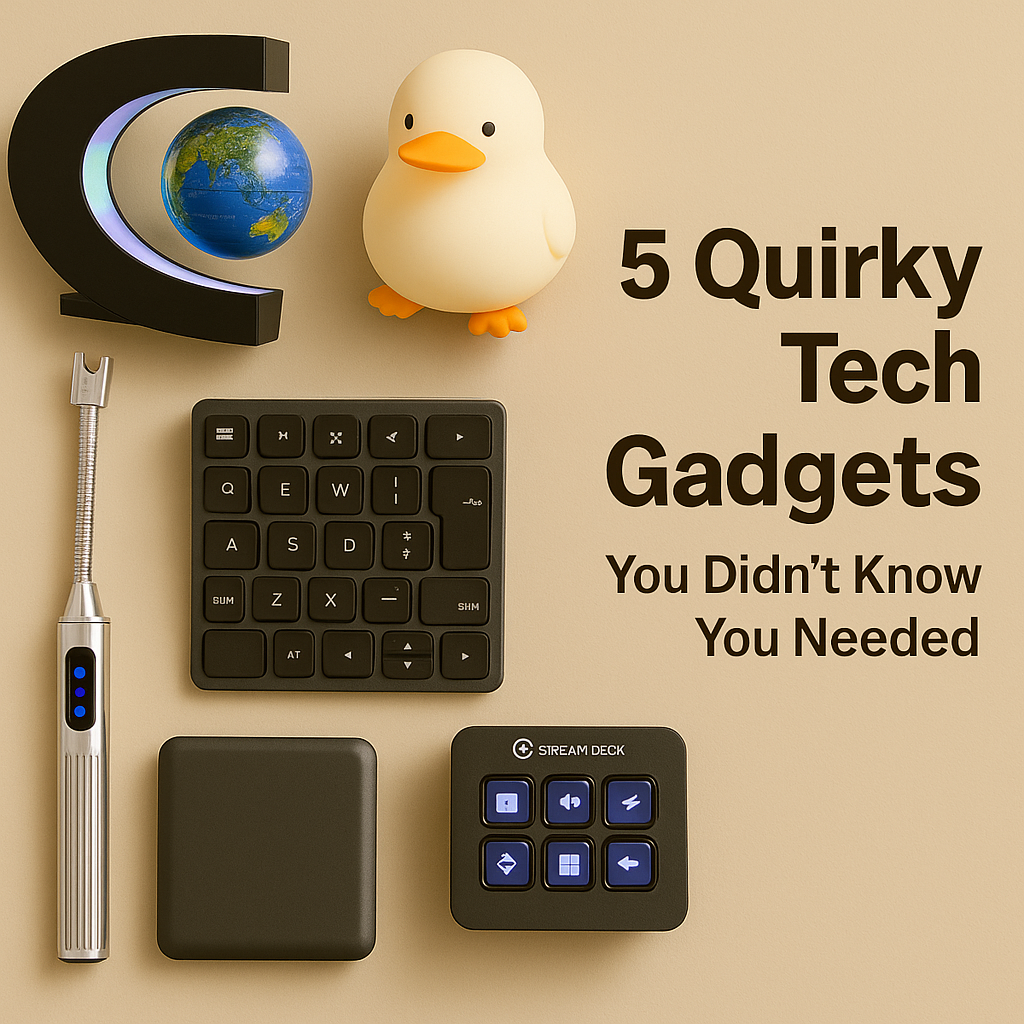 🔥 5 Quirky Tech Gadgets You Didn't Know You Needed (But Everyone's Buying Right Now)
