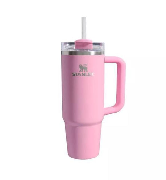 STANLEY 30 oz Stainless Steel H2.0 Flowstate Quencher Tumbler Sizzling Pink