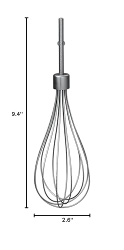 Ninja XSKWHSKBRN Balloon Whisk for Power Mixer System (CI100 Series), Stainless Steel